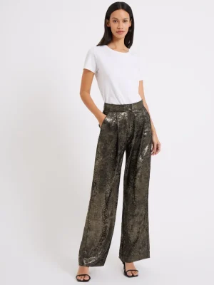 FRENCH CONNECTION Women's Suits | Co-ords<Alara Molten Suit Trousers Metallic