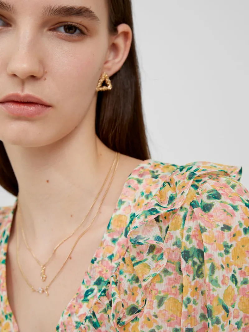 FRENCH CONNECTION Women's Shirts | Tops<Aleezia Hallie Crinkle Shirt Pear