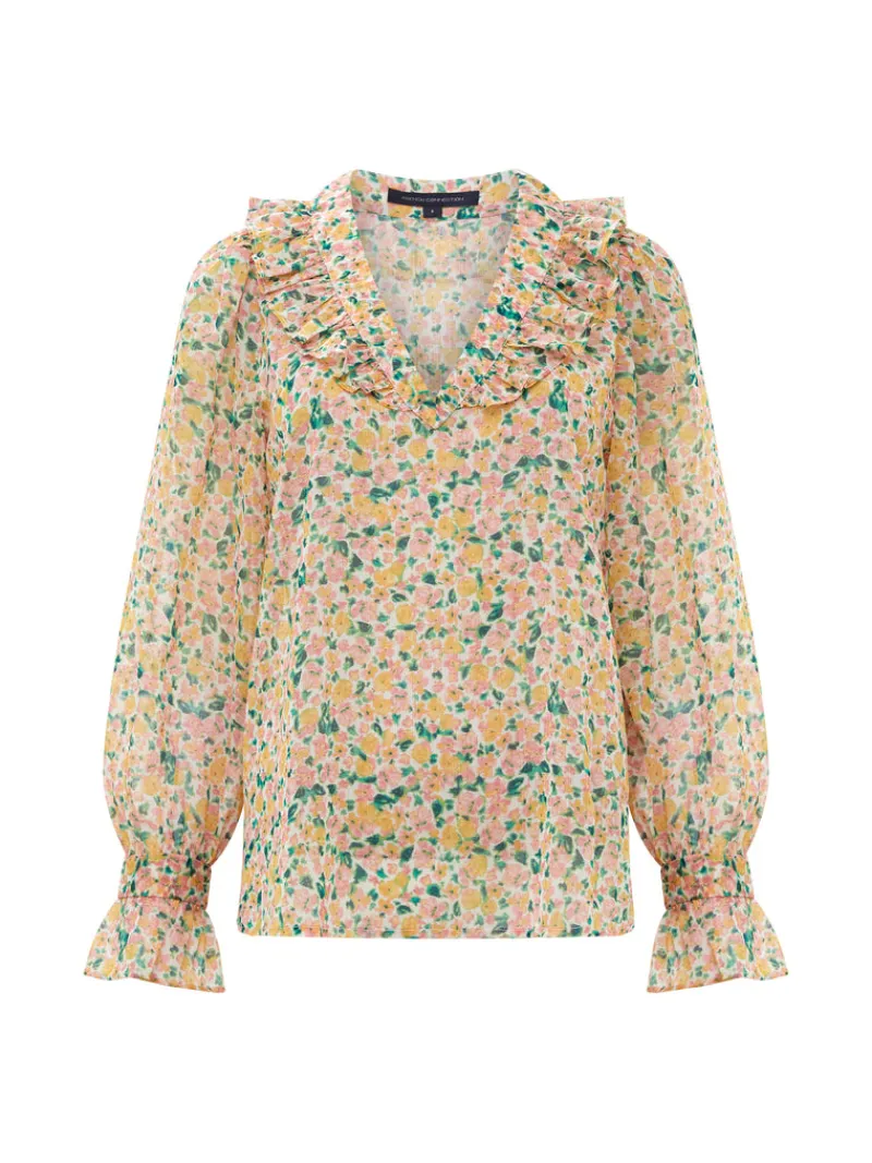 FRENCH CONNECTION Women's Shirts | Tops<Aleezia Hallie Crinkle Shirt Pear
