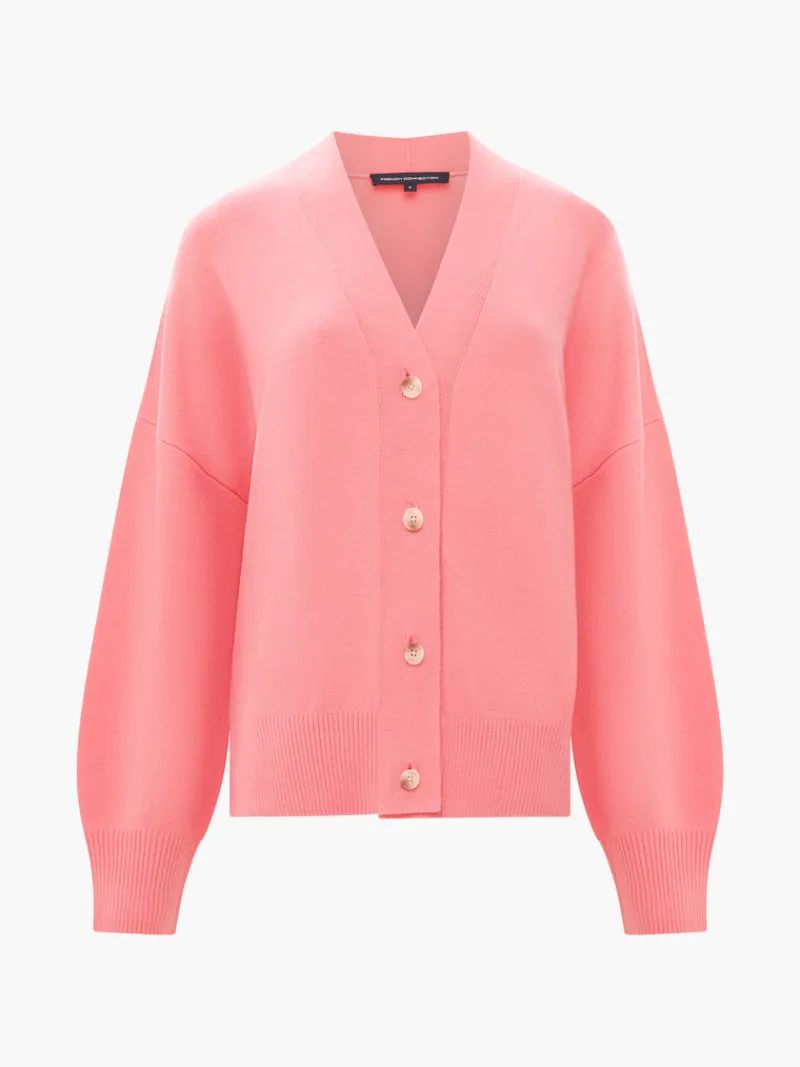 FRENCH CONNECTION Jumpers & Cardigans<Babysoft V-Neck Cardigan BrightDesertRose