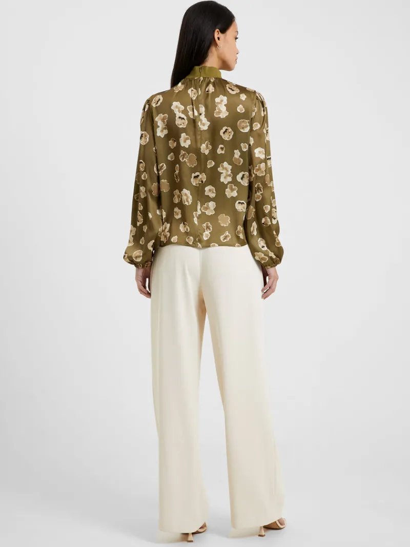 FRENCH CONNECTION Sale<Bronwen Aleeya Satin Top Nutria