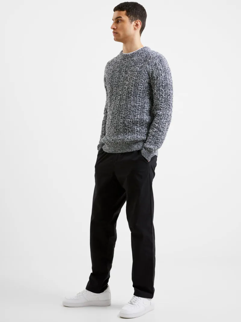 FRENCH CONNECTION Jumpers & Cardigans<Cable Knit Crew Neck Jumper DarkNavyTwist