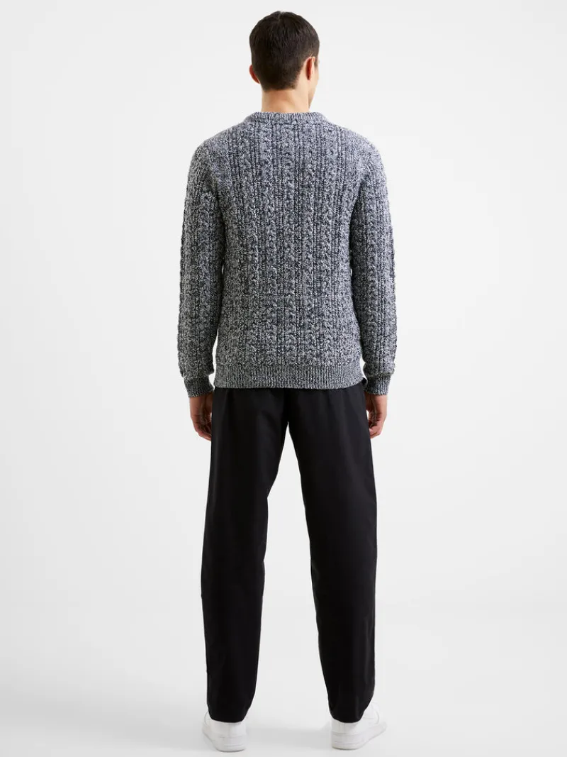 FRENCH CONNECTION Jumpers & Cardigans<Cable Knit Crew Neck Jumper DarkNavyTwist