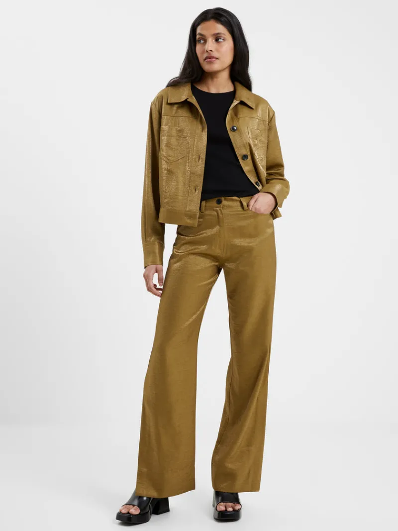 FRENCH CONNECTION Co-ords<Cammie Shimmer Flare Trousers Nutria