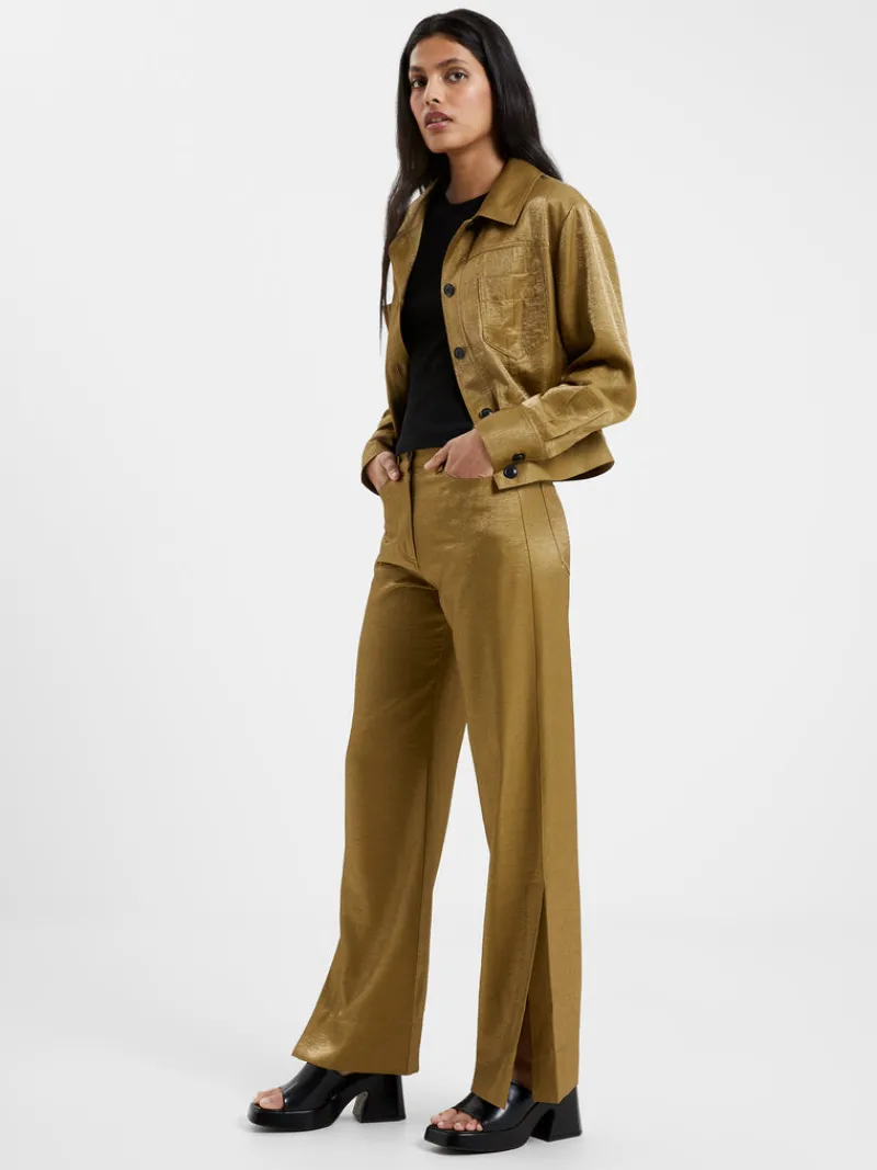 FRENCH CONNECTION Co-ords<Cammie Shimmer Flare Trousers Nutria