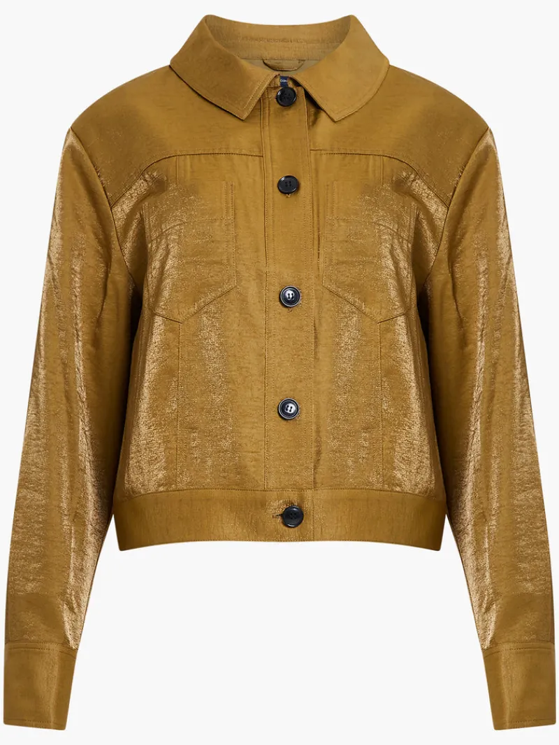 FRENCH CONNECTION Co-ords<Cammie Shimmer Jacket Nutria