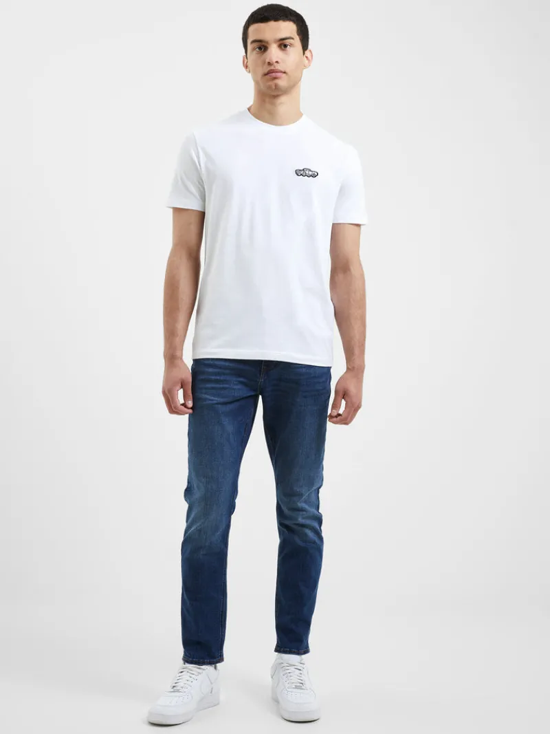 FRENCH CONNECTION T-Shirts & Polo Shirts<Car Badge T-Shirt LinenWhite