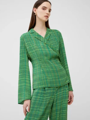 FRENCH CONNECTION Women's Suits | Co-ords | Tops<Carmen Recycled Crepe Top JellyBean/Wasabi
