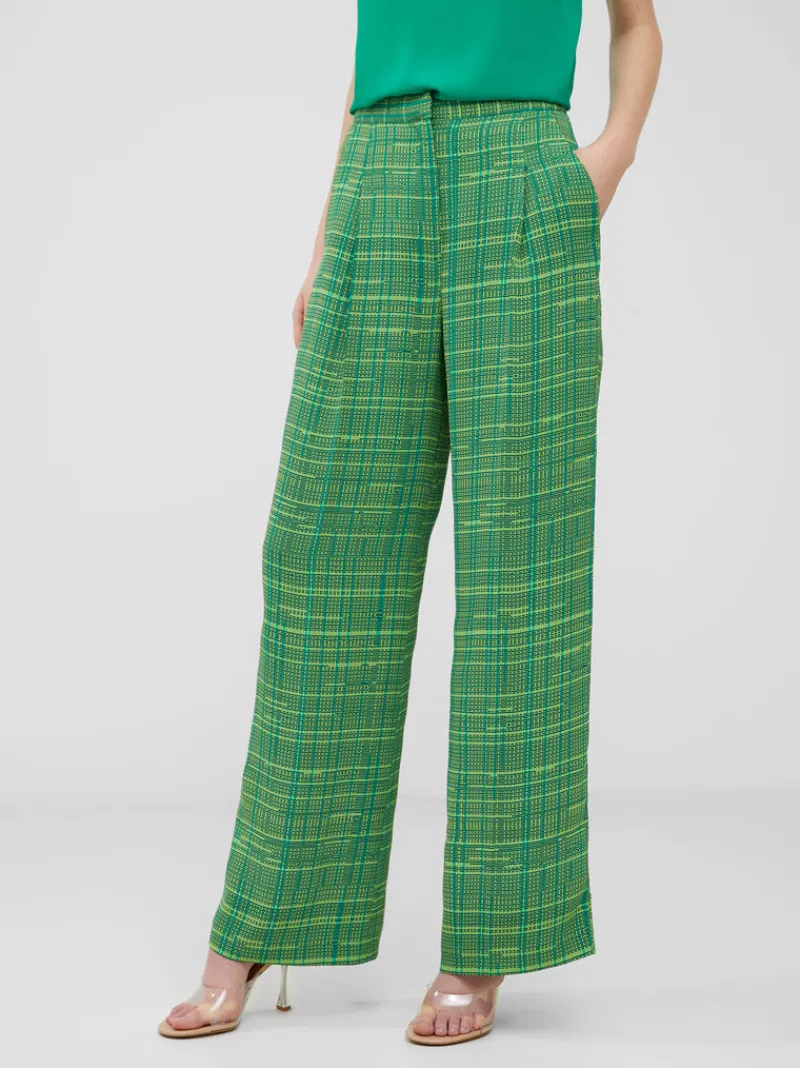 FRENCH CONNECTION Women's Suits | Co-ords | Women's Trousers<Carmen Recycled Crepe Trousers JellyBean/Wasabi