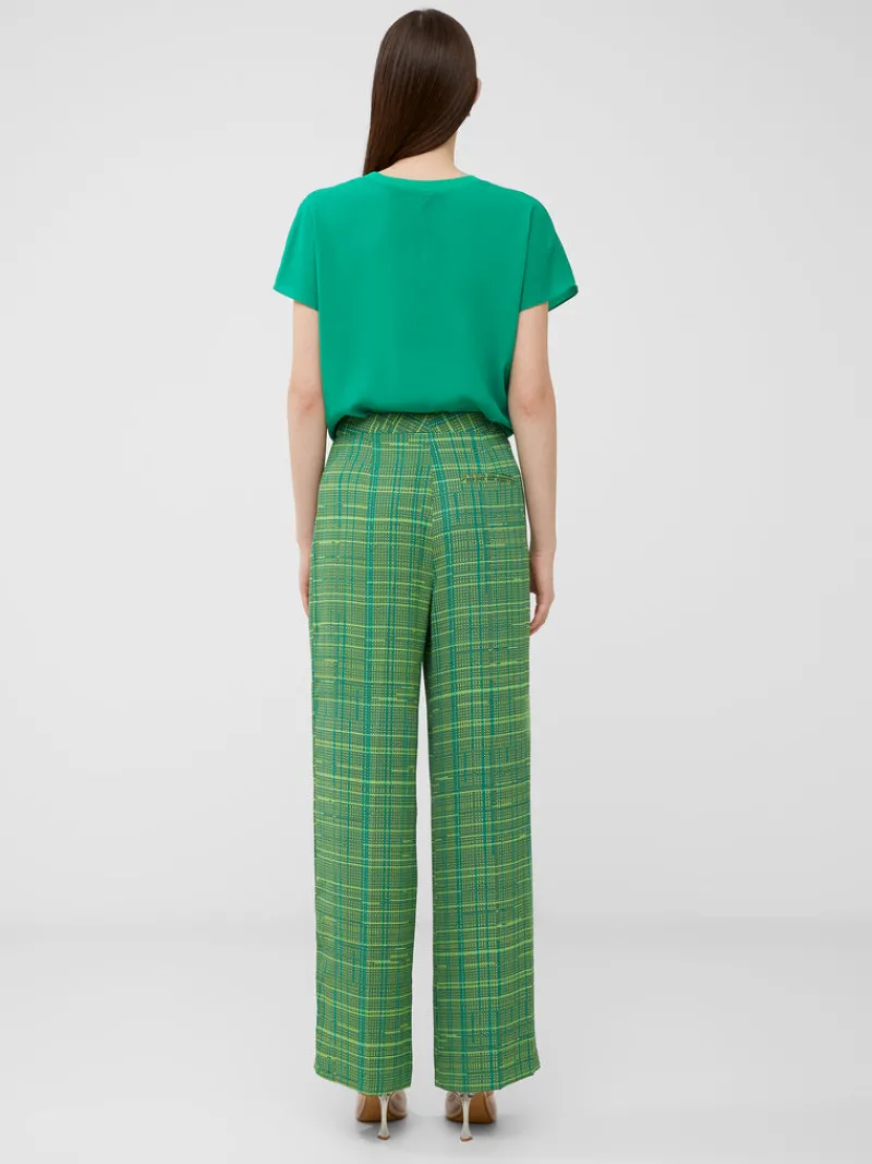 FRENCH CONNECTION Women's Suits | Co-ords | Women's Trousers<Carmen Recycled Crepe Trousers JellyBean/Wasabi