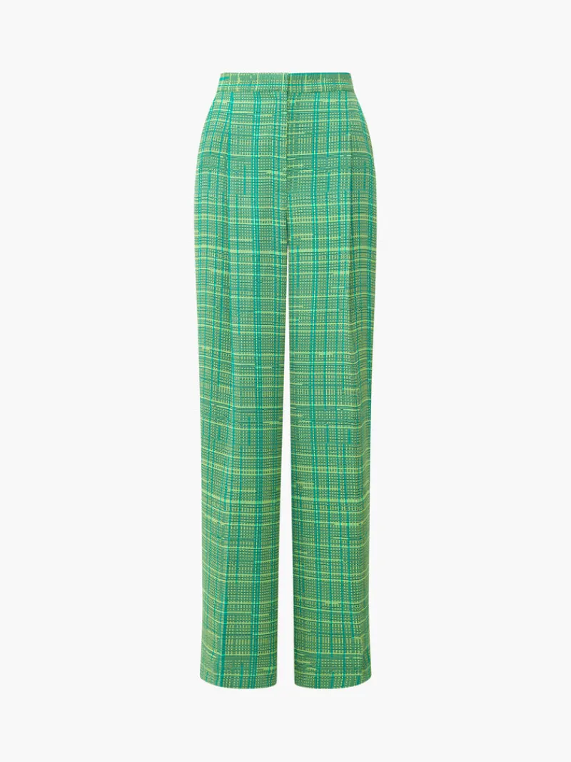 FRENCH CONNECTION Women's Suits | Co-ords | Women's Trousers<Carmen Recycled Crepe Trousers JellyBean/Wasabi