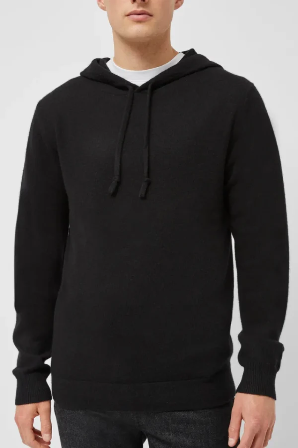 FRENCH CONNECTION Jumpers & Cardigans<Cashmere Hoodie BlackOnyx