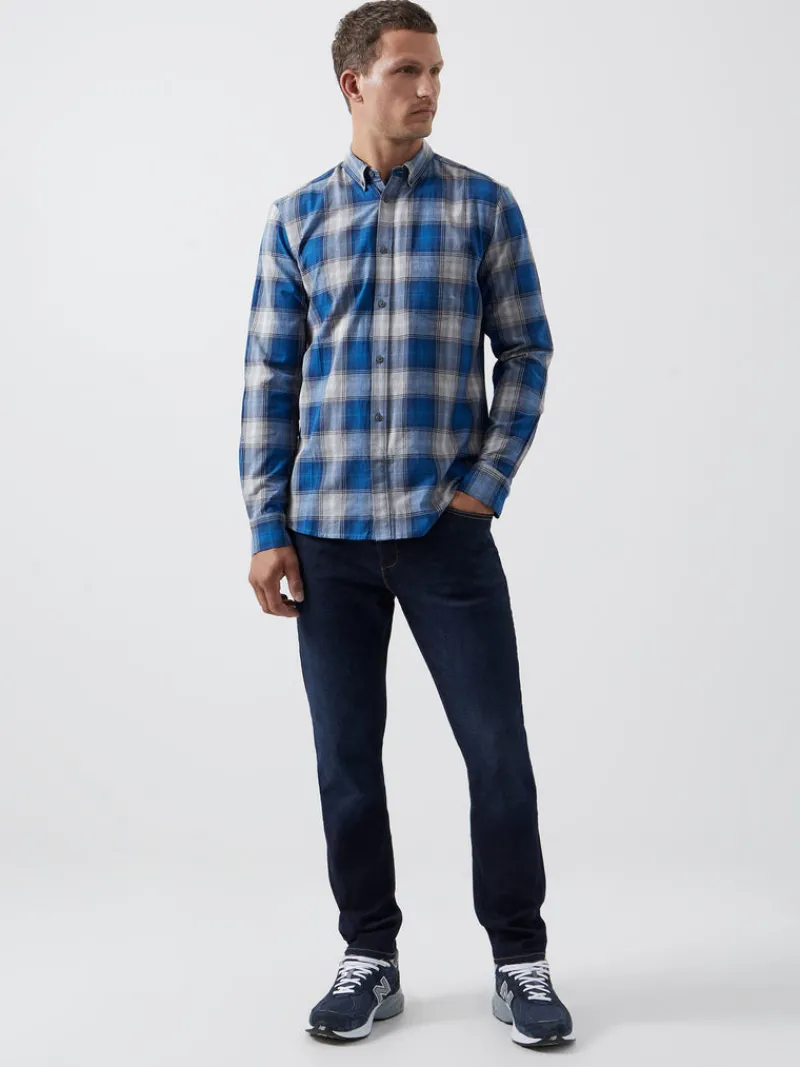 FRENCH CONNECTION Men's Shirts<Check Long Sleeve Shirt BlueMulti