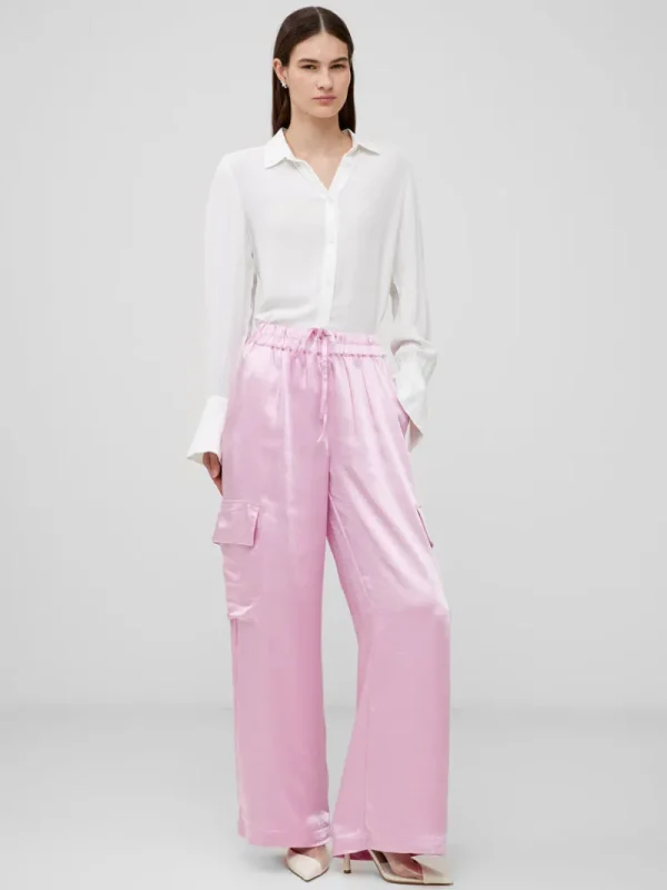 FRENCH CONNECTION Women's Trousers<Chloetta Recycled Cargo Trousers StrawberryShake