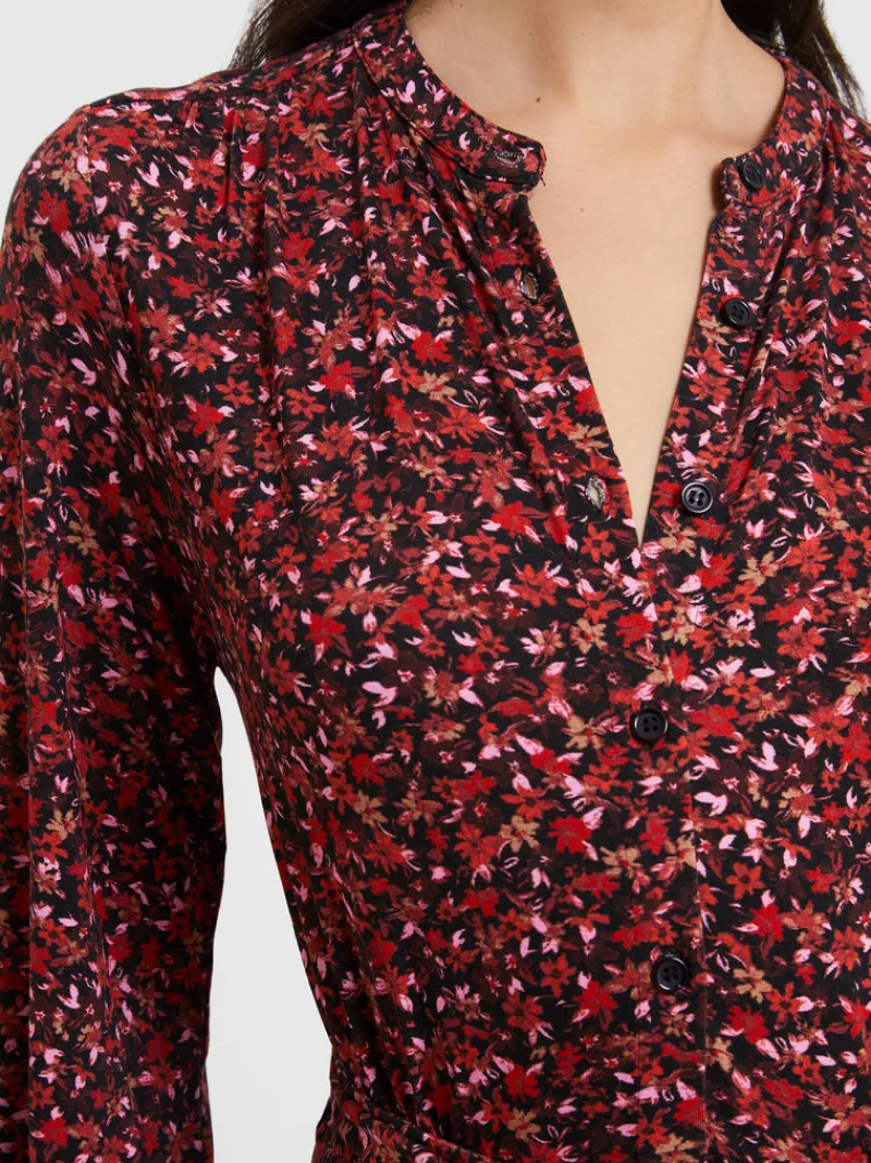 FRENCH CONNECTION Day Dresses | Sale<Clara Meadow Jersey Shirt Dress Blackout