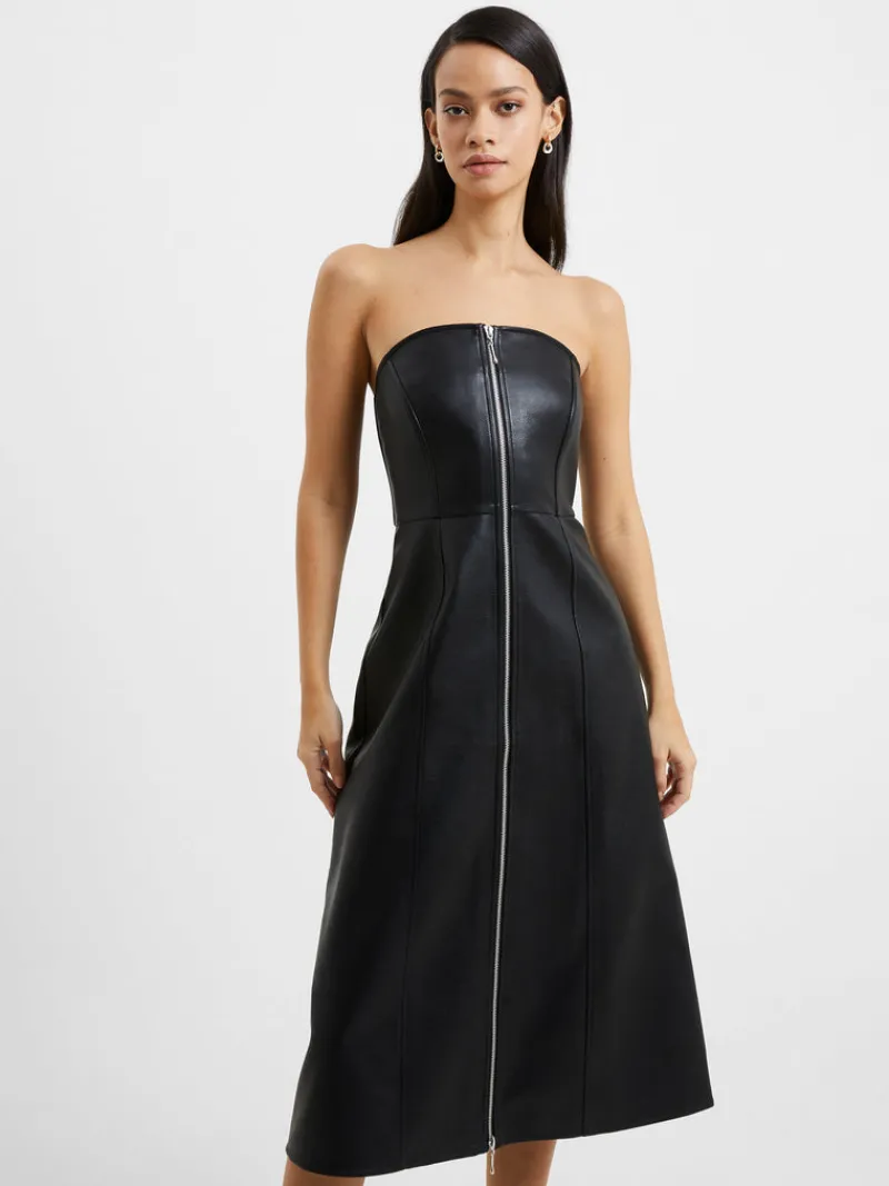 FRENCH CONNECTION Party Dresses<Claudia PU Dress Blackout
