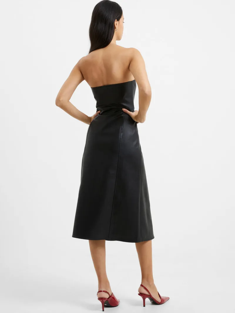 FRENCH CONNECTION Party Dresses<Claudia PU Dress Blackout