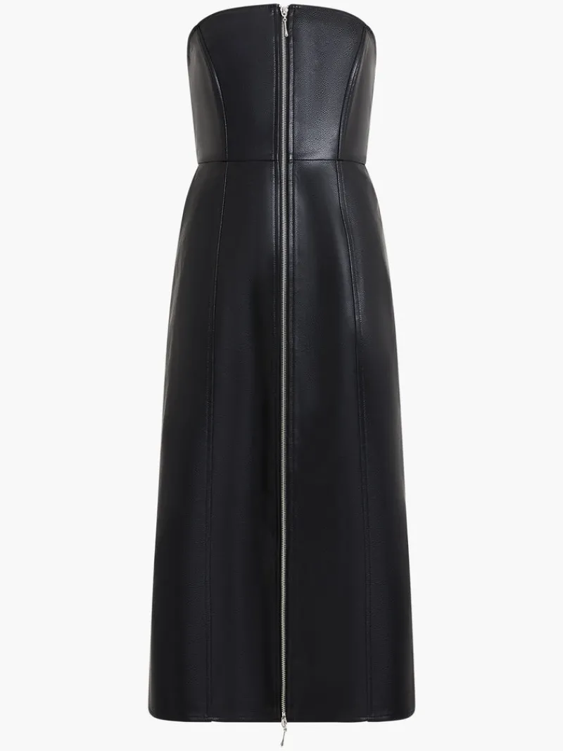 FRENCH CONNECTION Party Dresses<Claudia PU Dress Blackout