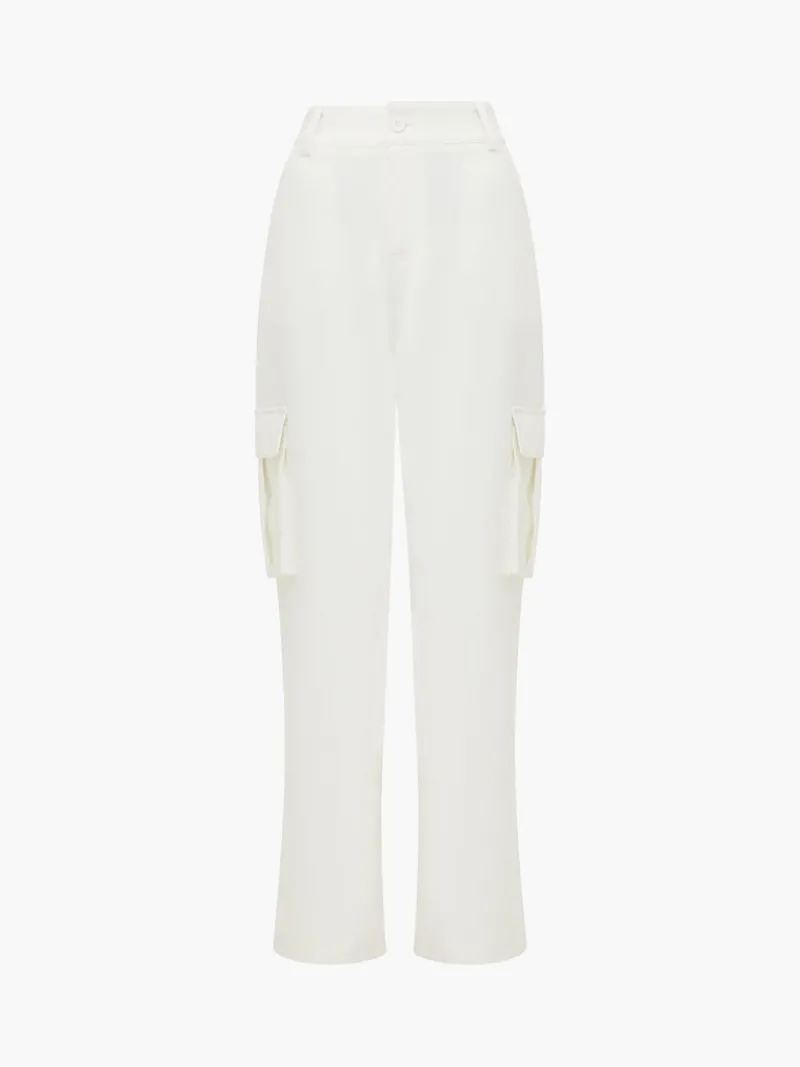 FRENCH CONNECTION Women's Trousers<Combat Trousers SummerWhite