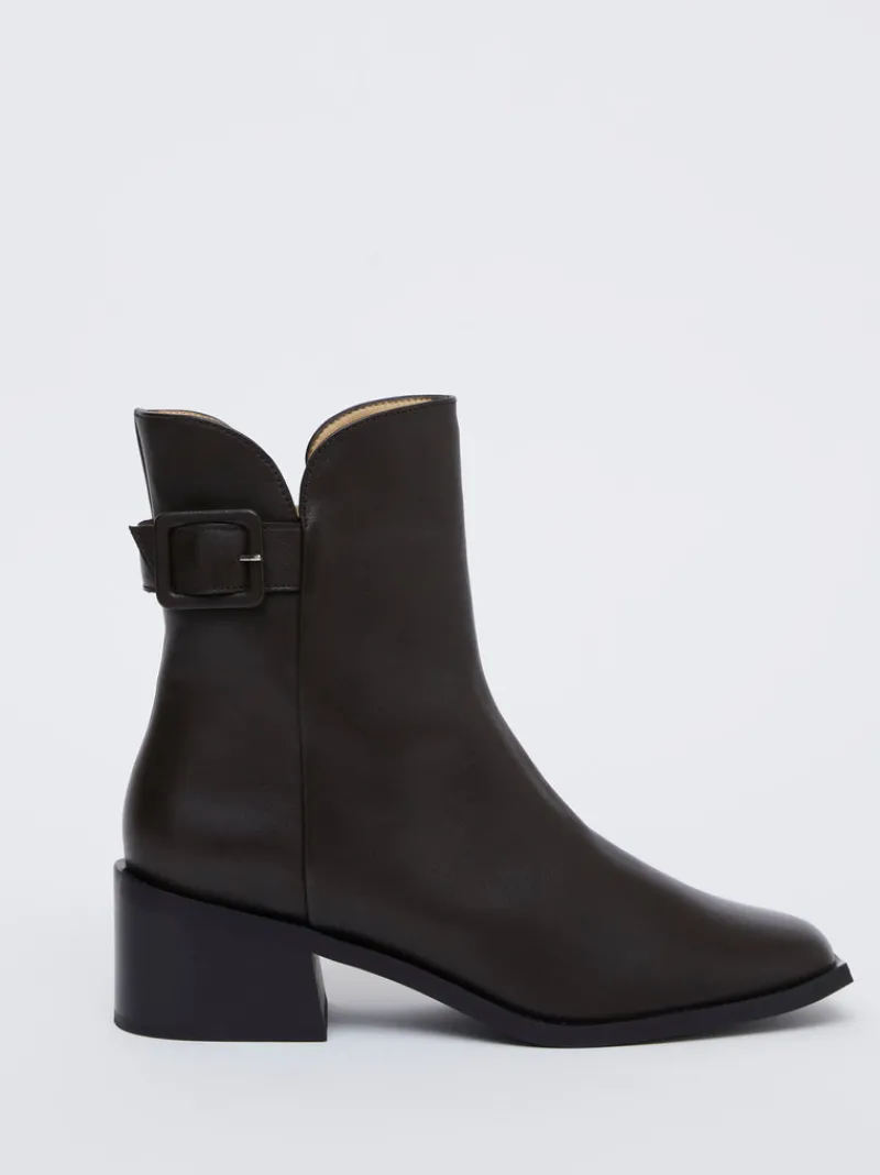 FRENCH CONNECTION Shoes<Connie Ankle Boots Chocolate