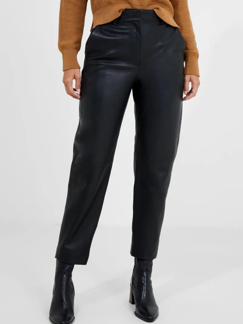 FRENCH CONNECTION Co-ords | Women's Trousers<Connie Leather Trousers Black