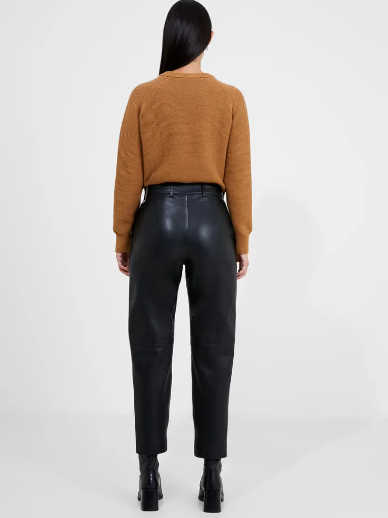 FRENCH CONNECTION Co-ords | Women's Trousers<Connie Leather Trousers Black