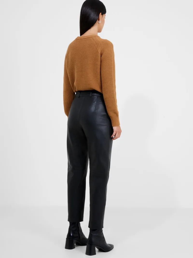 FRENCH CONNECTION Co-ords | Women's Trousers<Connie Leather Trousers Black