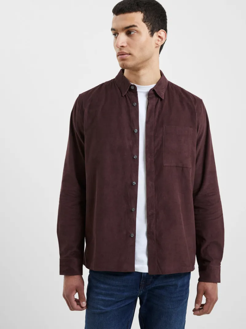 FRENCH CONNECTION Men's Shirts | Sale<Cord Shirt Truffle