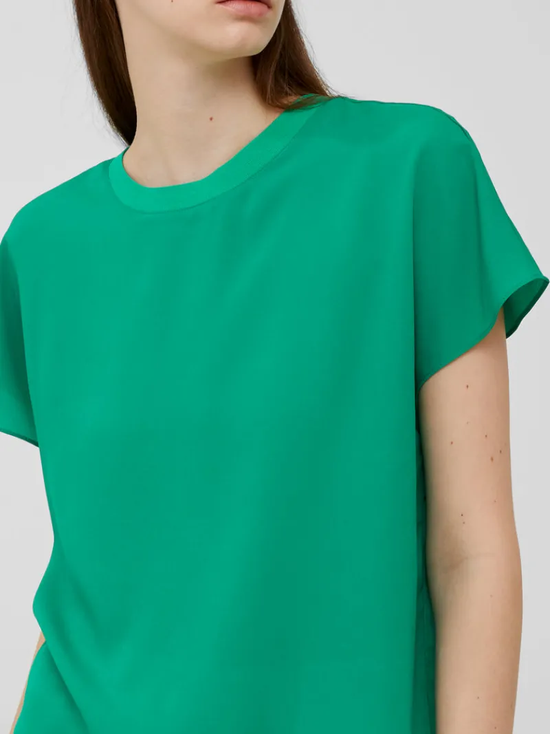 FRENCH CONNECTION Tops<Crepe Light Crew Neck Top JellyBean