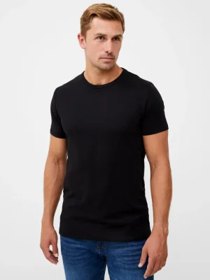 FRENCH CONNECTION T-Shirts & Polo Shirts<Crew 081 T-Shirt Black