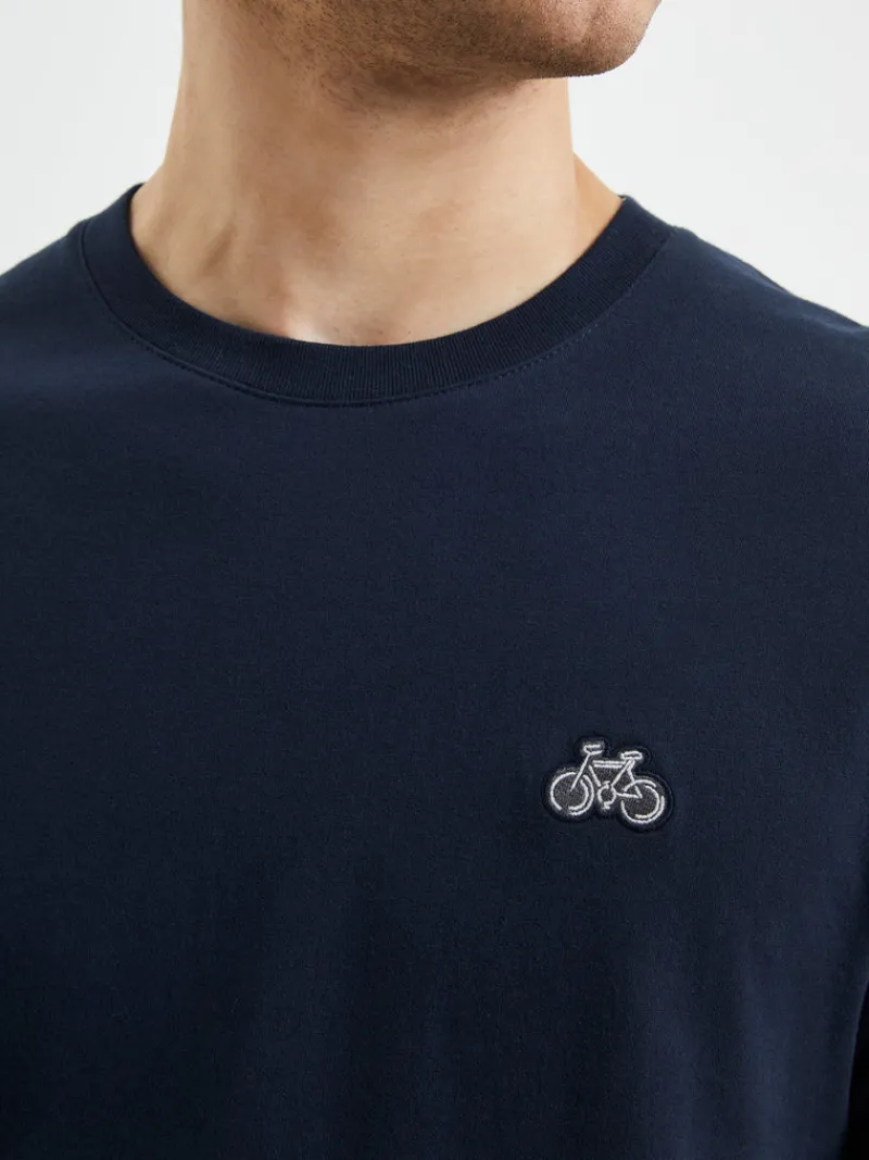FRENCH CONNECTION T-Shirts & Polo Shirts<Cycle Badge T-Shirt Marine