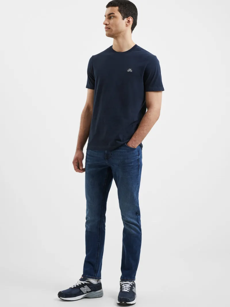 FRENCH CONNECTION T-Shirts & Polo Shirts<Cycle Badge T-Shirt Marine