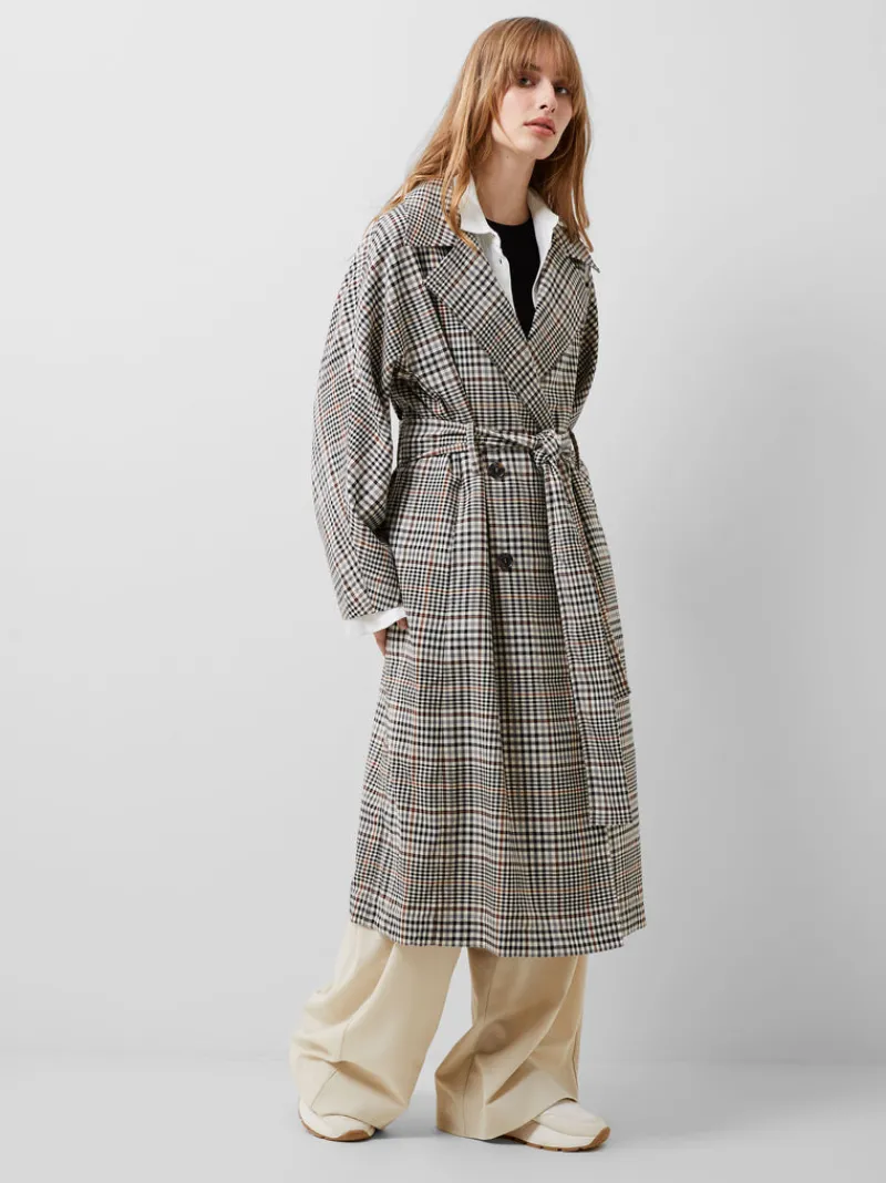 FRENCH CONNECTION Coats & Jackets<Dandy Check Coat CheckMulti
