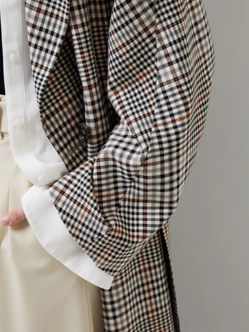 FRENCH CONNECTION Coats & Jackets<Dandy Check Coat CheckMulti