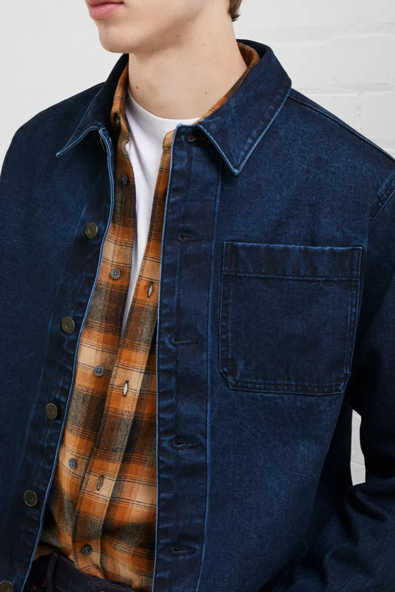 FRENCH CONNECTION Sale | Men's Shirts | Coats & Jackets<Denim Overshirt MidWash