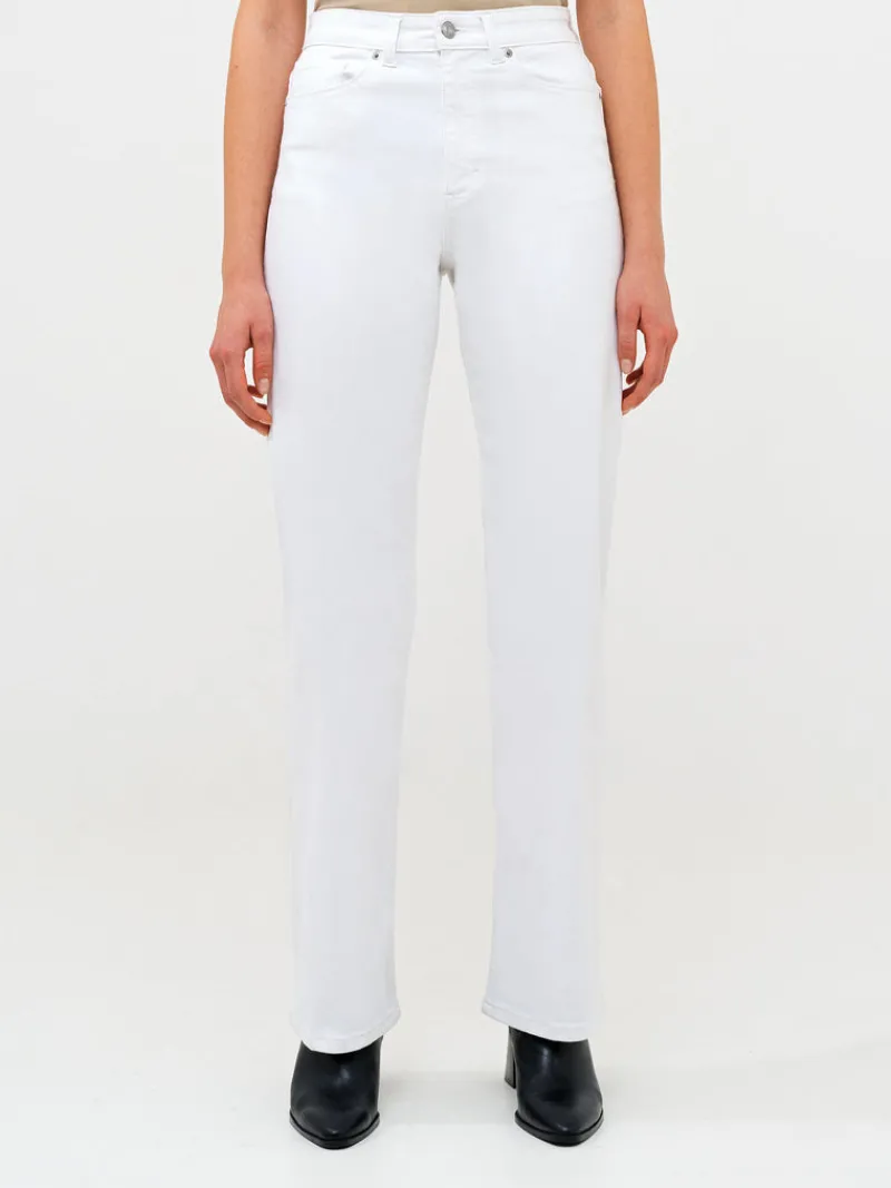 FRENCH CONNECTION Co-ords | Jeans | Women's Trousers<Denim Stretch Wide Leg Jeans White