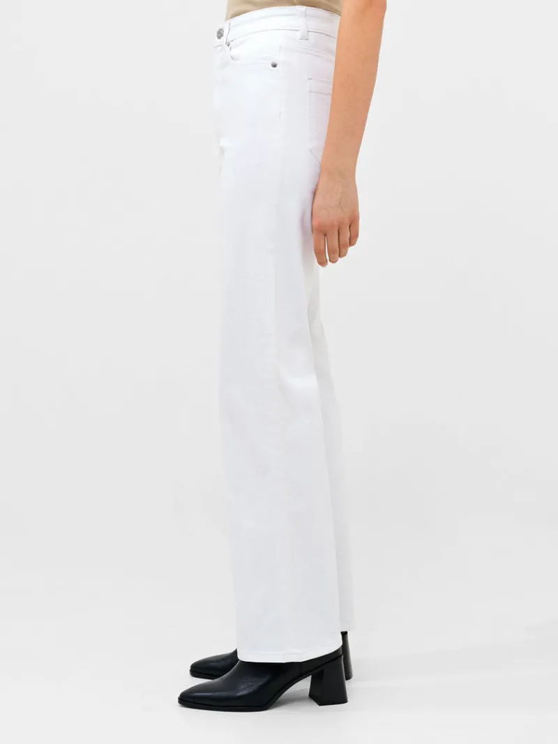 FRENCH CONNECTION Co-ords | Jeans | Women's Trousers<Denim Stretch Wide Leg Jeans White