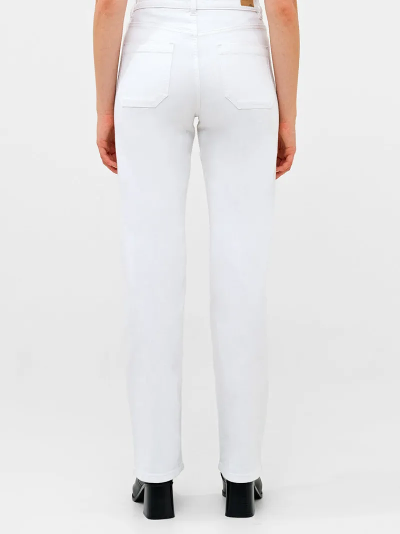 FRENCH CONNECTION Co-ords | Jeans | Women's Trousers<Denim Stretch Wide Leg Jeans White