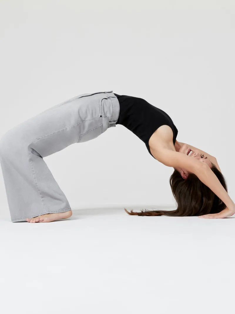 FRENCH CONNECTION Jeans | Women's Trousers<Denver Denim Relaxed Wide Leg Jeans ArcticGrey