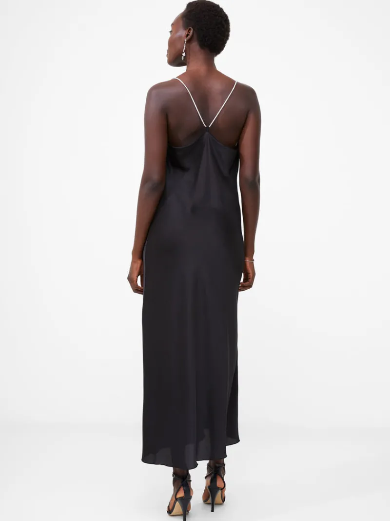 FRENCH CONNECTION Wedding Guest Dresses | Sale<Diamante Strap Slip Dress Black