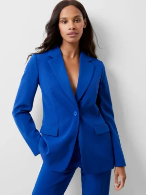 FRENCH CONNECTION Women's Blazers | Women's Suits | Coats & Jackets | Co-ords<Echo Single Breasted Blazer CobaltBlue