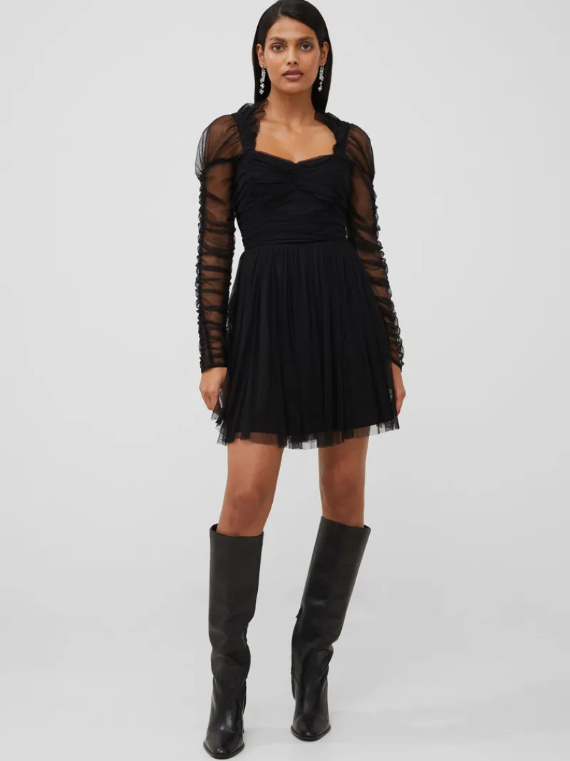 FRENCH CONNECTION Party Dresses<Edrea Tulle Mini Dress Blackout