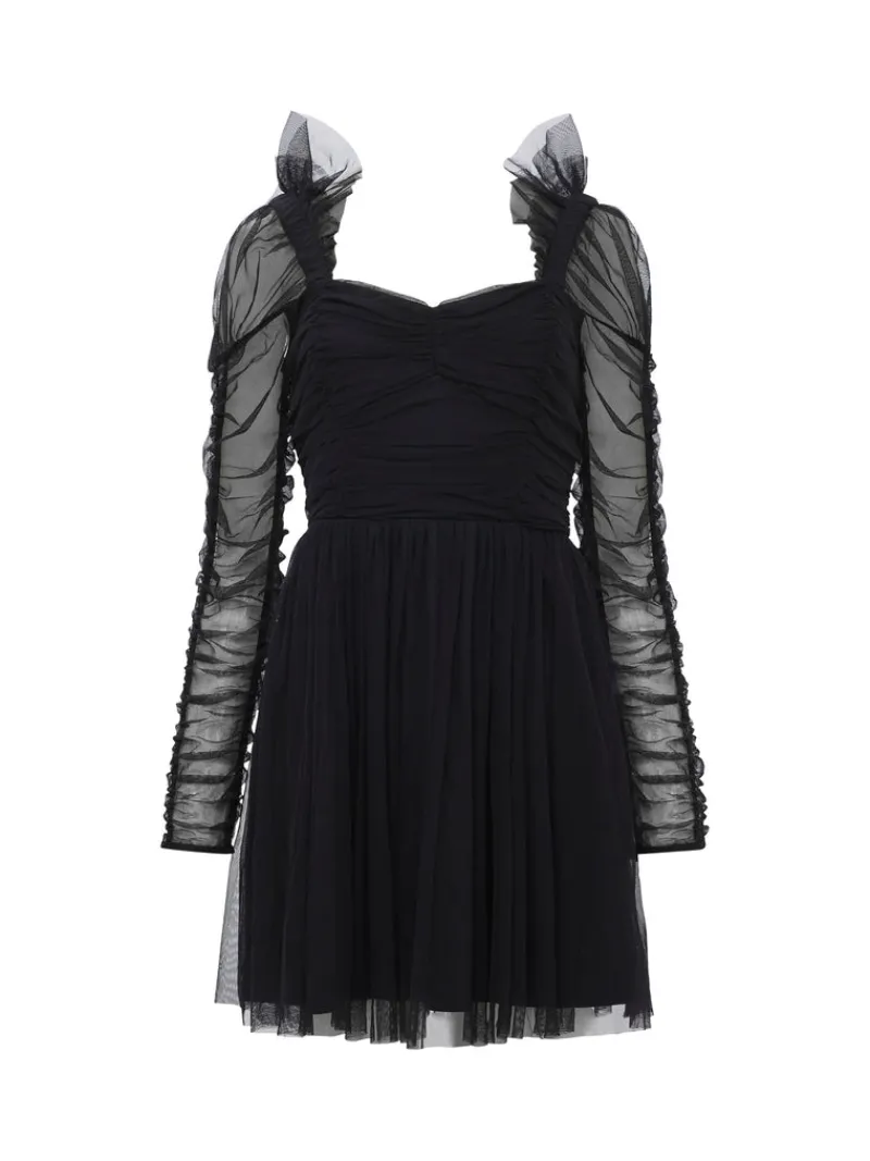 FRENCH CONNECTION Party Dresses<Edrea Tulle Mini Dress Blackout