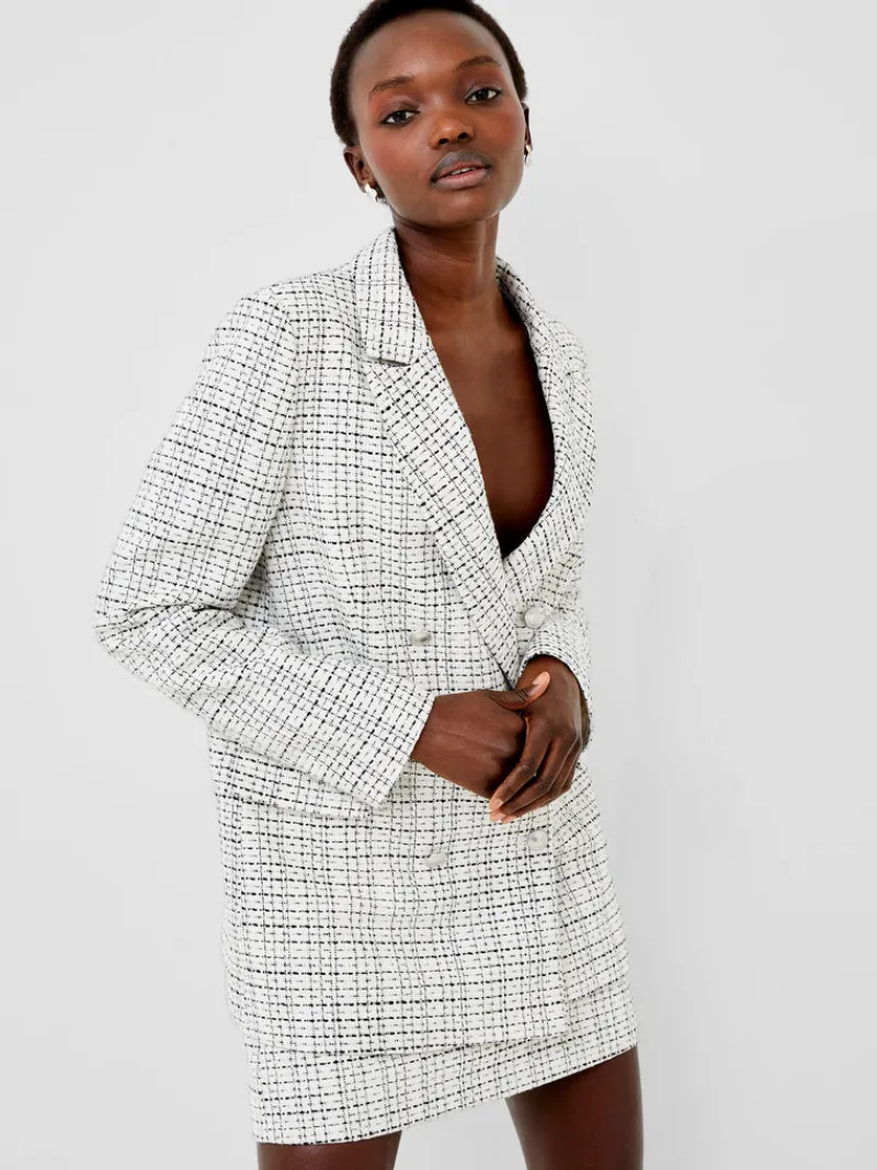FRENCH CONNECTION Women's Suits | Women's Blazers | Coats & Jackets<Effie Boucle Blazer ClassicCream/Blacko