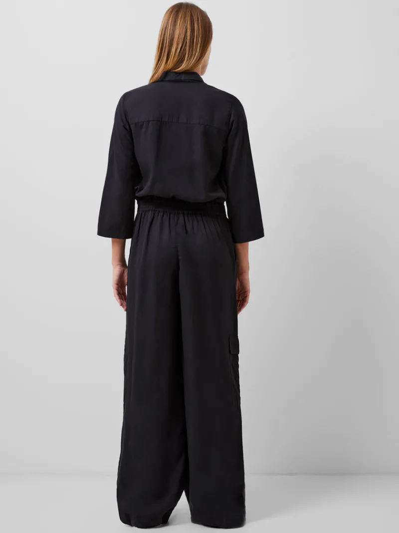 FRENCH CONNECTION Jumpsuits & Playsuits<Elkie Twill Jumpsuit BlackAsh