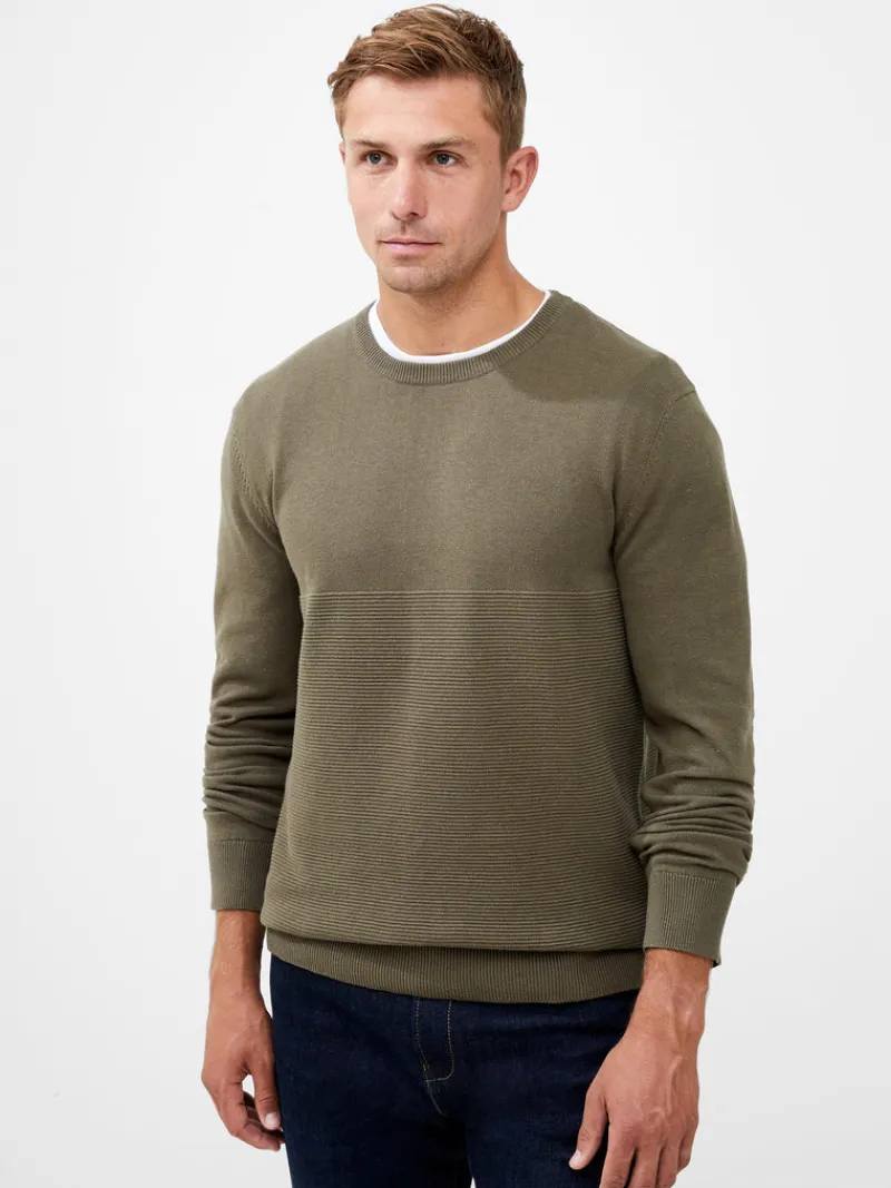 FRENCH CONNECTION Jumpers & Cardigans<Engineered Ottoman Jumper IvyGreen