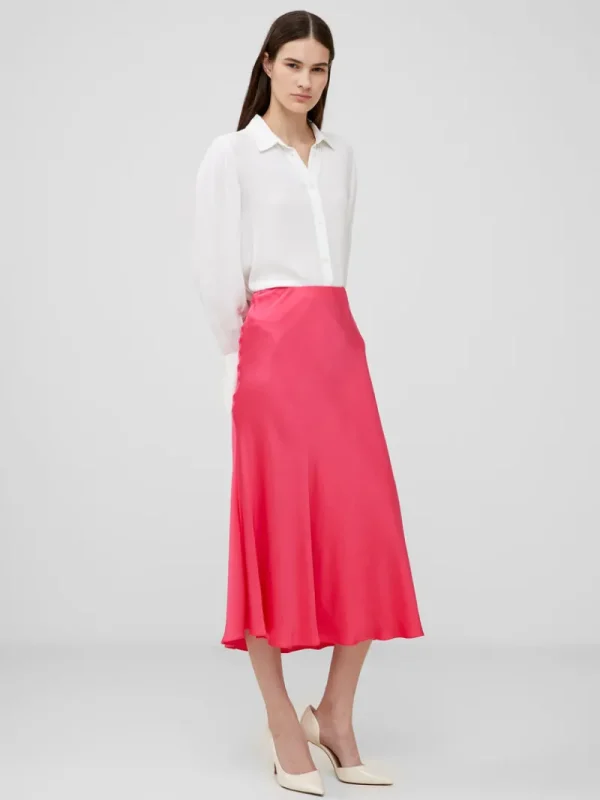 FRENCH CONNECTION Skirts & Shorts | Women's Skirts<Ennis Eco Satin Midaxi Slip Skirt Azalea