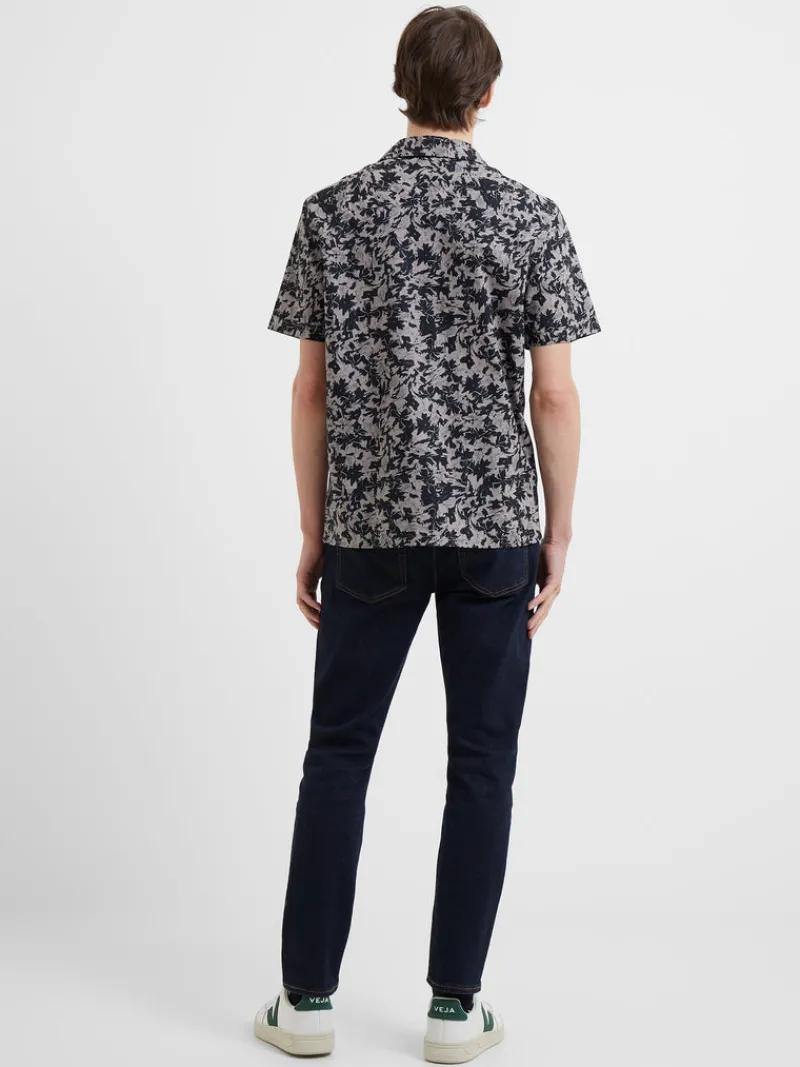 FRENCH CONNECTION Men's Shirts<Fistral Cotton Shirt BlackOnyxMulti