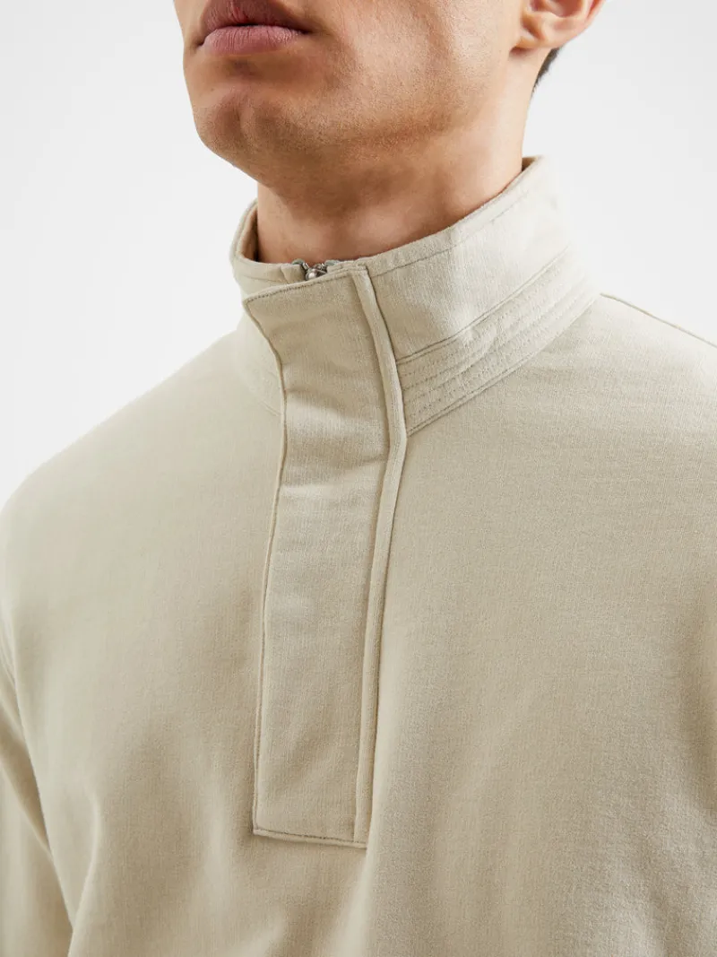 FRENCH CONNECTION Jumpers & Cardigans<Funnel Neck Sweatshirt Stone