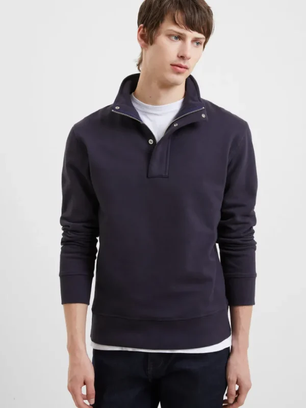 FRENCH CONNECTION Jumpers & Cardigans<Funnel Neck Sweatshirt DarkNavy